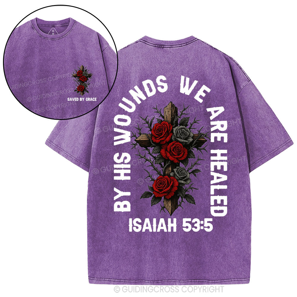 Saved By Grace Christian Washed T-Shirt