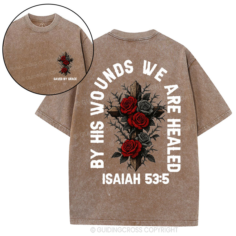 Saved By Grace Christian Washed T-Shirt