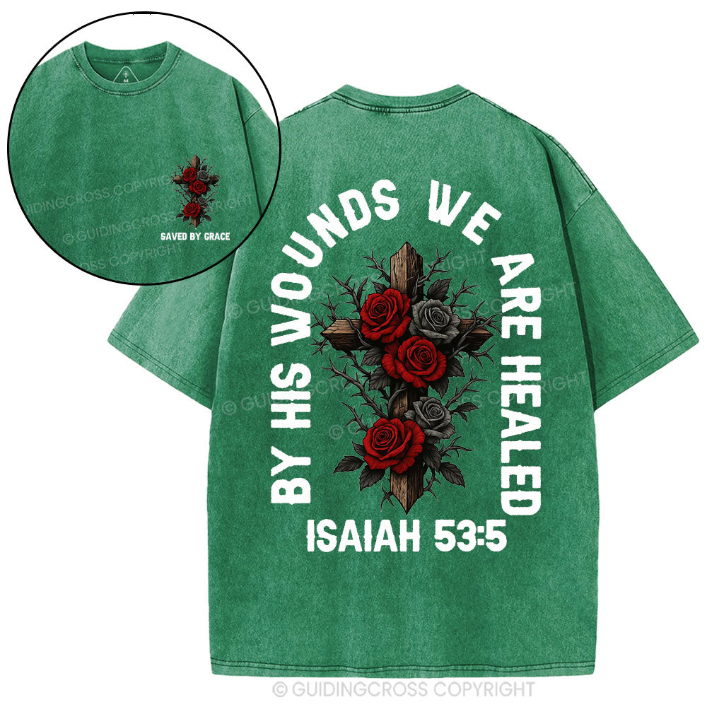 Saved By Grace Christian Washed T-Shirt