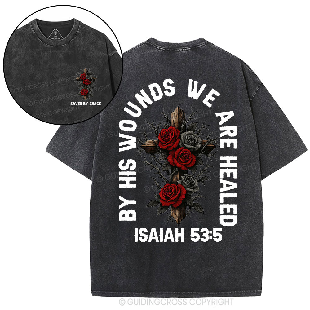 Saved By Grace Christian Washed T-Shirt