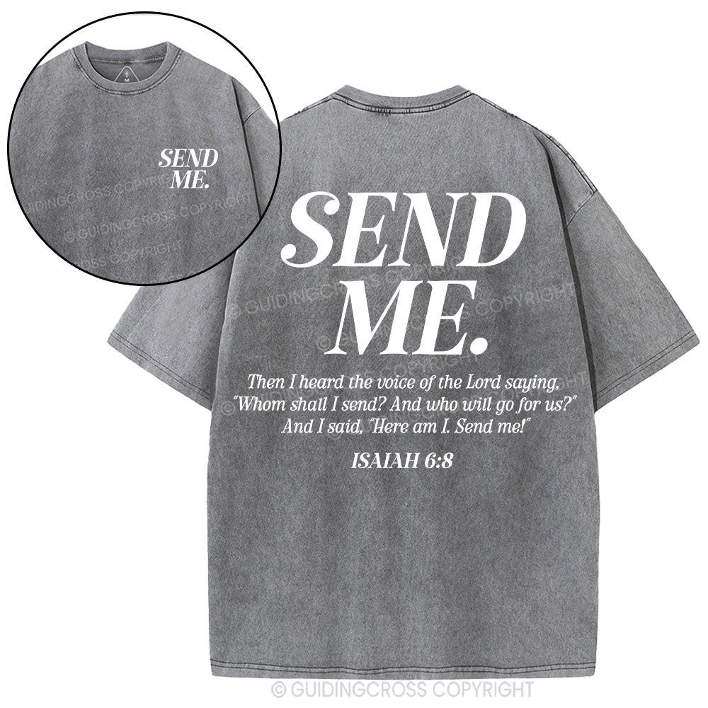 Send Me Christian Washed T-Shirt