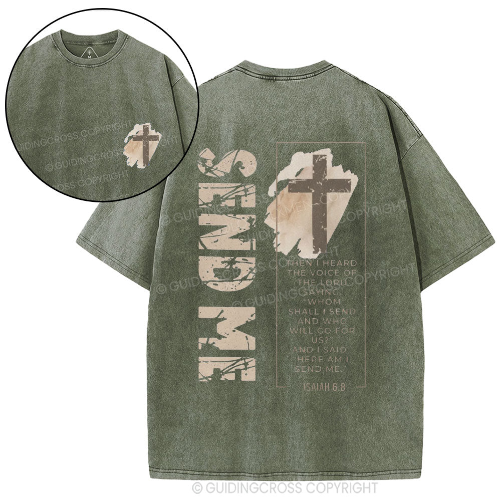 Send Me Christian Washed T-Shirt
