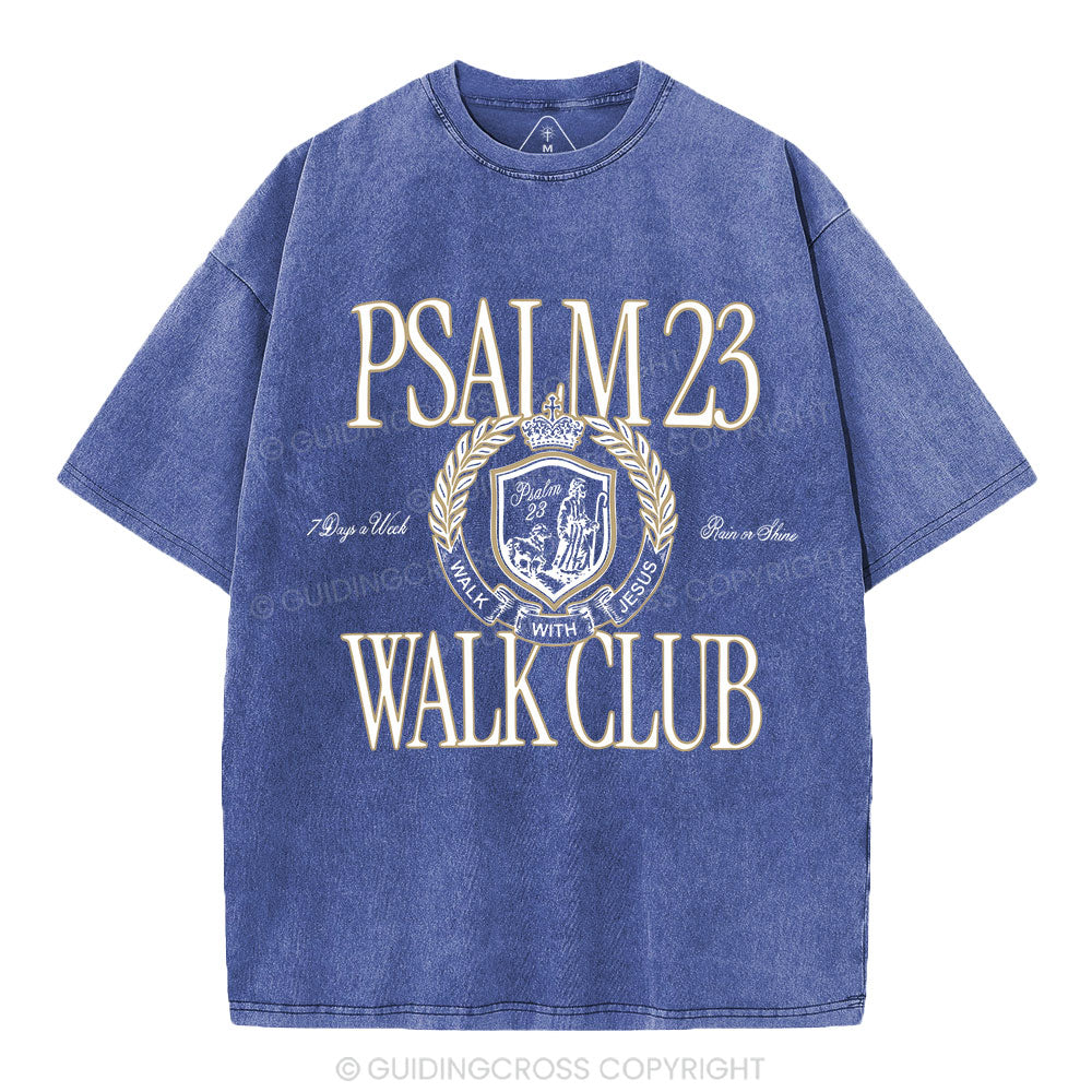 Walk With Jesus Christian Washed T-Shirt