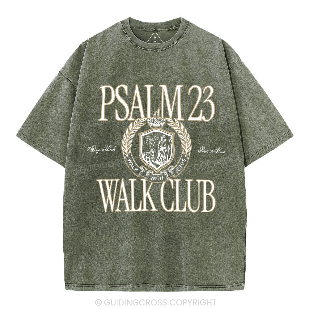 Walk With Jesus Christian Washed T-Shirt