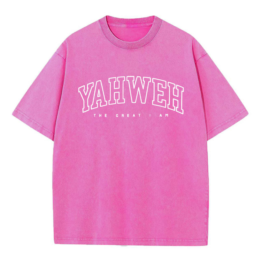 YAHWEH Christian Washed T-Shirt