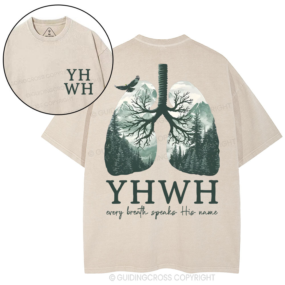 YHWH Christian Washed T-Shirt