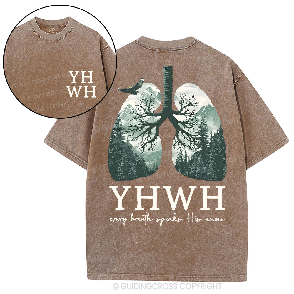 YHWH Christian Washed T-Shirt