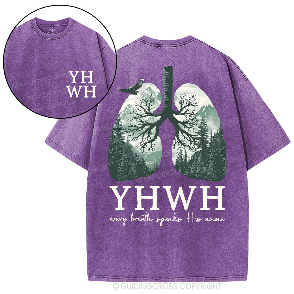 YHWH Christian Washed T-Shirt