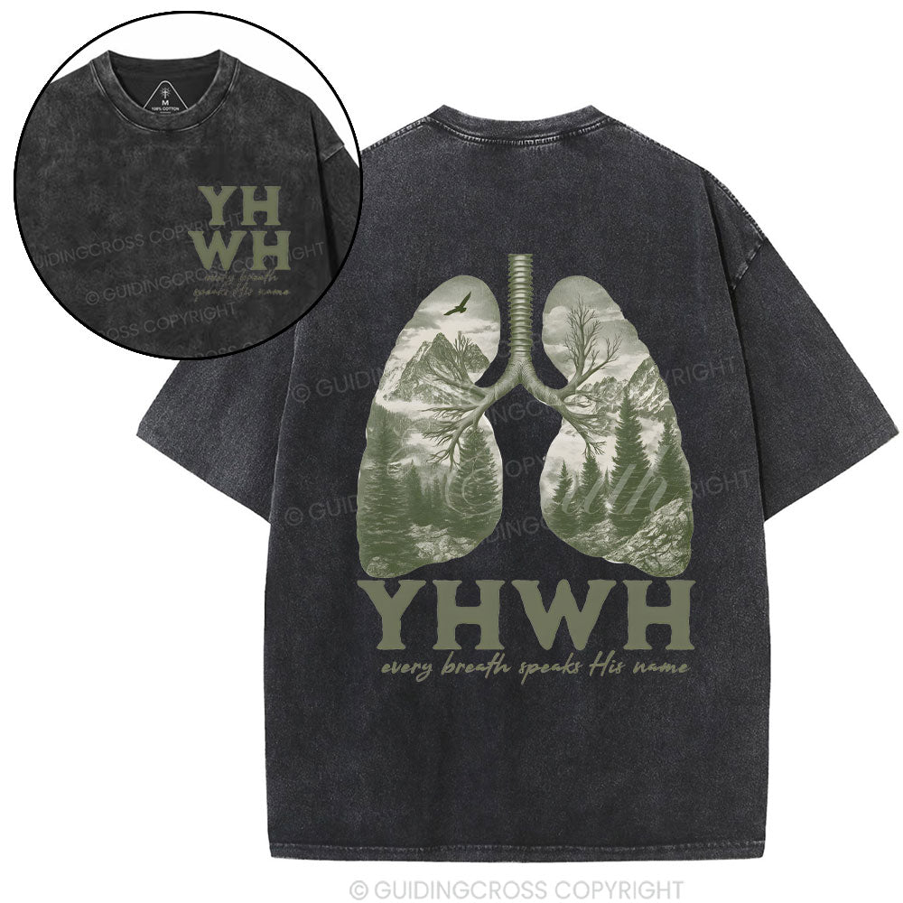 YHWH Christian Washed T-Shirt