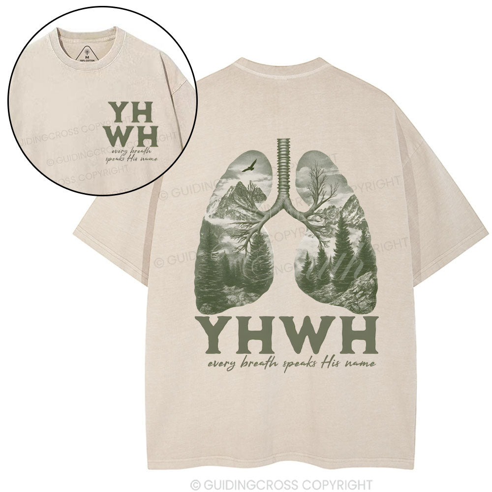 YHWH Christian Washed T-Shirt
