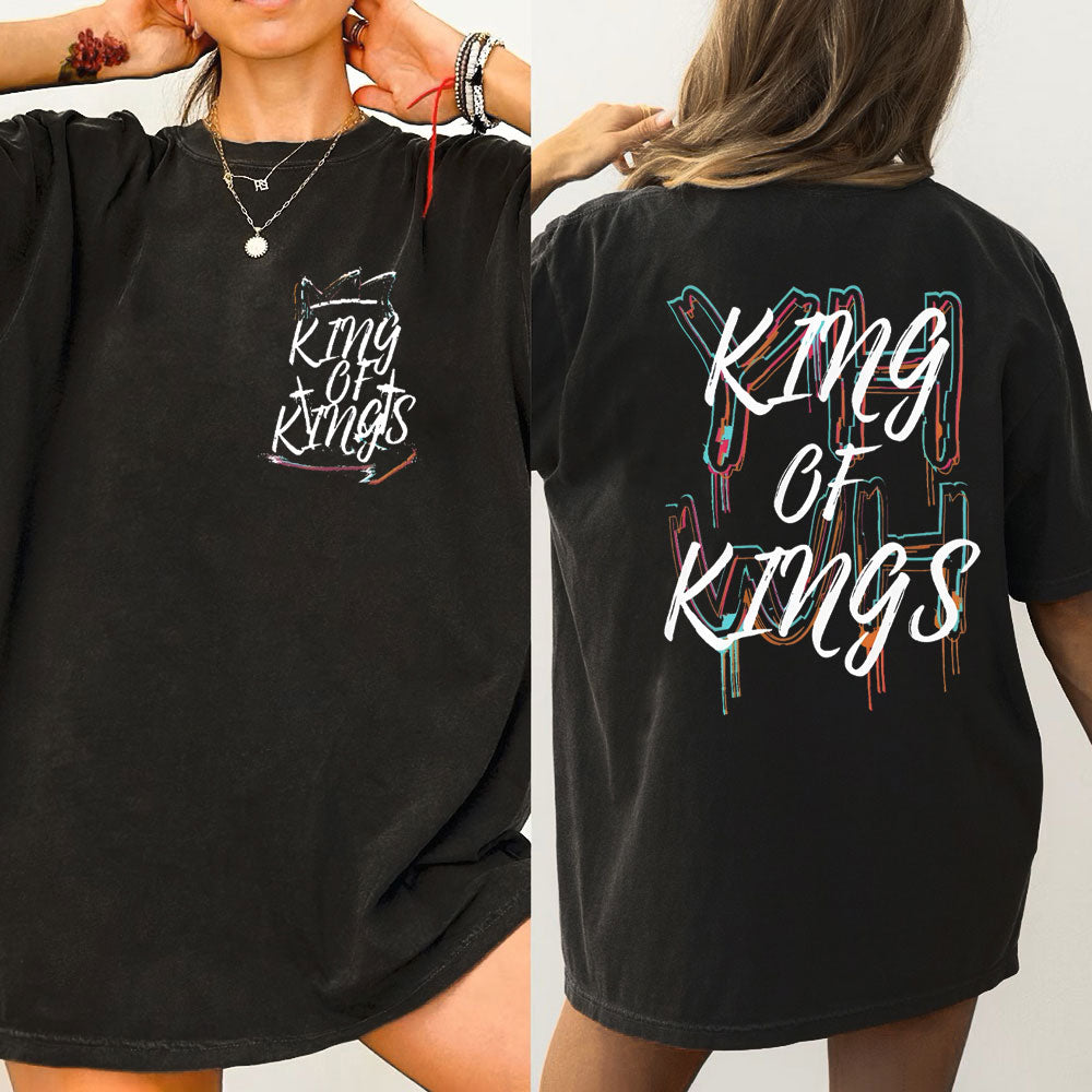 YHWH King Of Kings Christian Washed T-Shirt