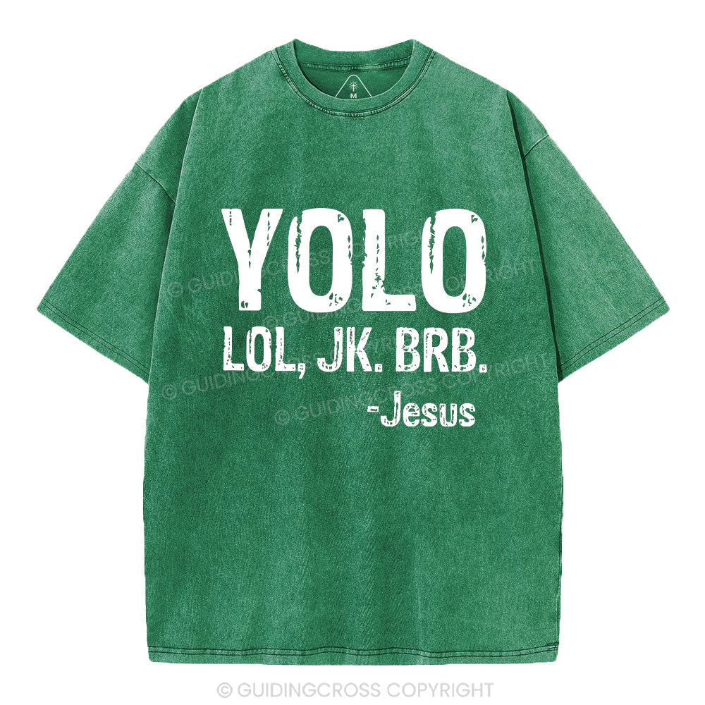 YOLO Christian Washed T-Shirt