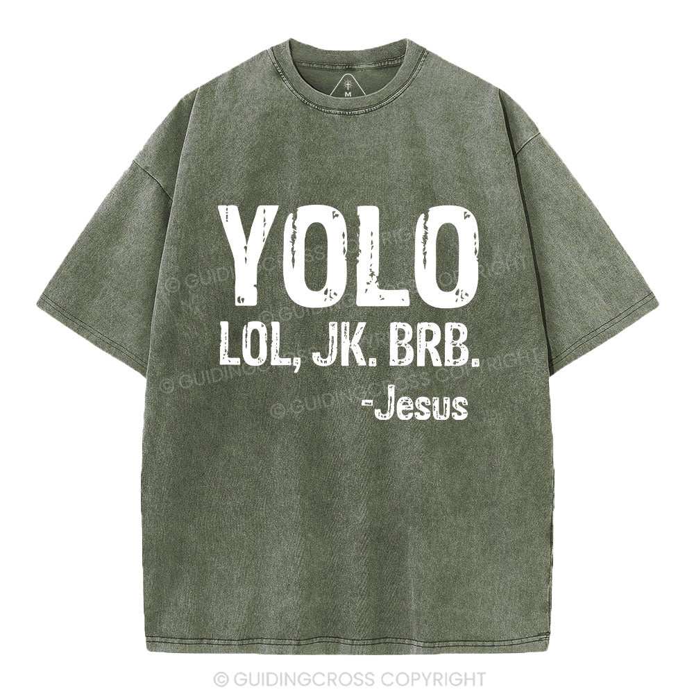 YOLO Christian Washed T-Shirt