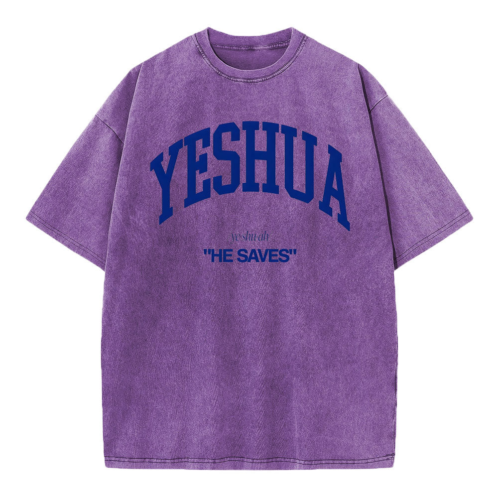 Yeshua Christian Washed T-Shirt