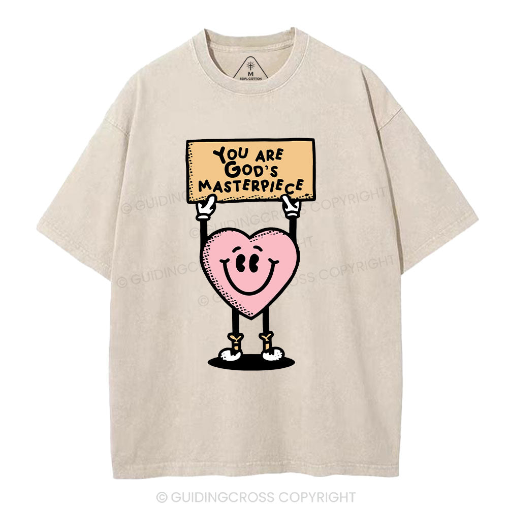 You Are God’s Masterpiece Christian Washed T-Shirt