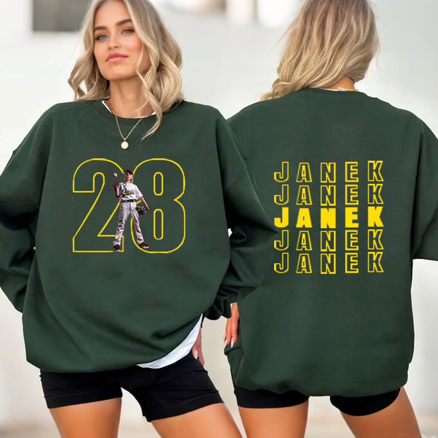 Custom Softball Personalize Cheer Tee- Custom Photo & Number & Name Print Sport Shirt