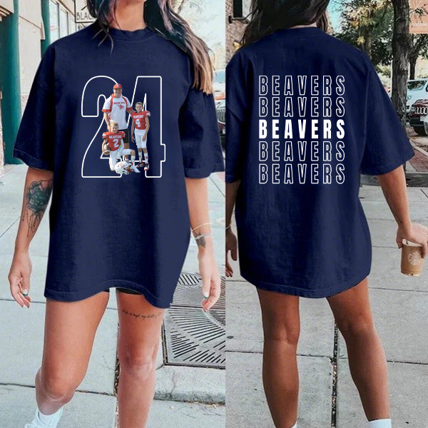 Custom Game Day Tee with Multi-Person Photo – Perfect for Football Fans