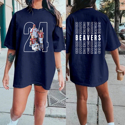 Custom Game Day Tee with Multi-Person Photo – Perfect for Football Fans
