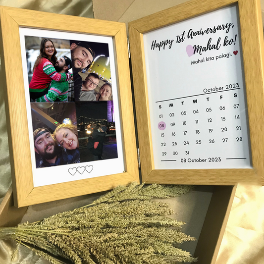 💖🎁Customized Couple Photo Folding Photo Frame, Valentine's Day Gift, Anniversary Gift