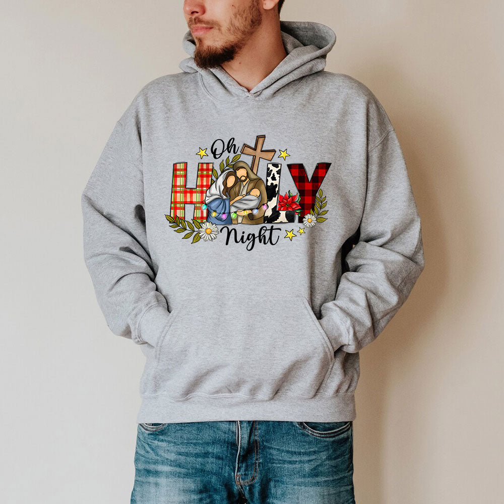 Oh Holy Night Christmas Hoodie