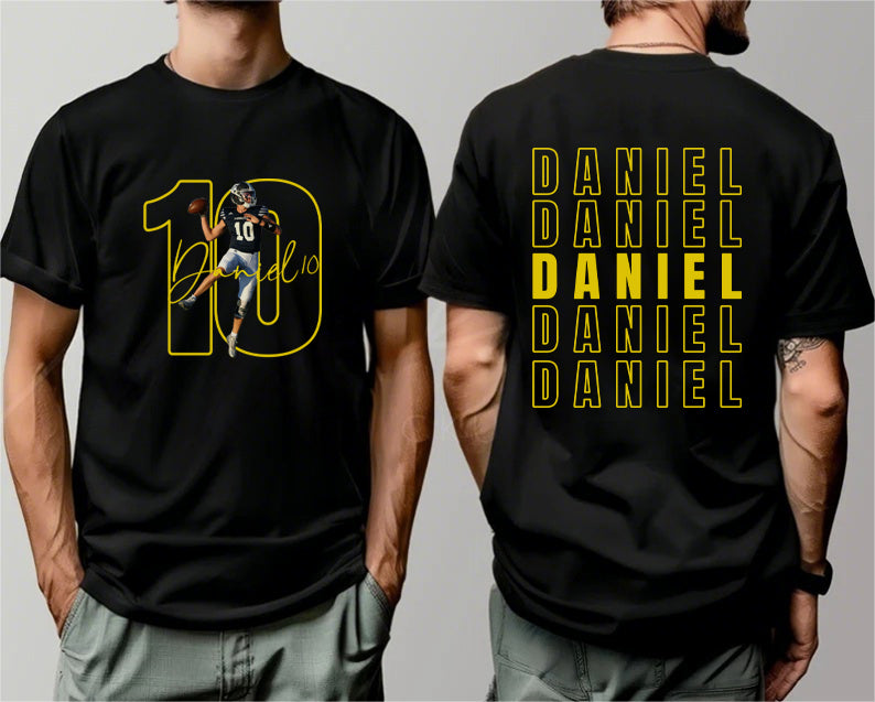 Personalized Family Sports T-Shirt - Custom Photo & Name Cheer Tee for Teams, Moms & Fans 🏈⚾⚽