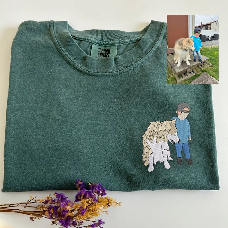 Custom Embroidered Photo Shirt