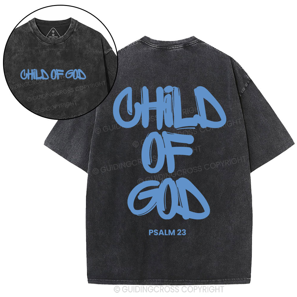 Child Of God Christian Washed T-Shirt
