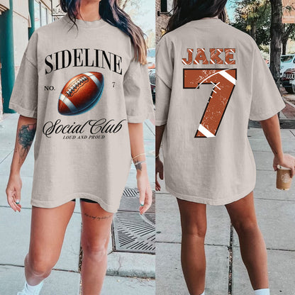 Custom Baseball/Softball/Football/Soccer/Hockey Mom Shirt, Mom Baseball/Softball/Football/Soccer Tee, Sports Mom Tee,Custom Comfort Colors Tee