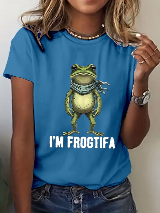 🔥Buy 3 Get 15% Off🔥Women's Portland Frog Casual Short-Sleeved T-Shirt