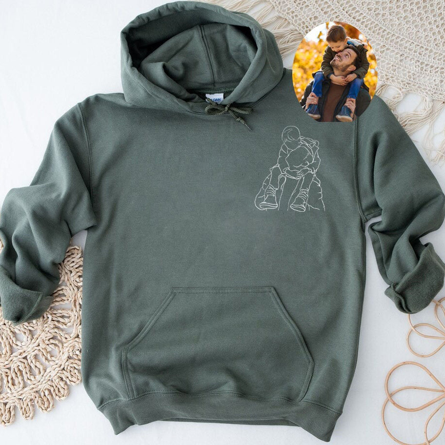 To My Man - Custom Photo Embroidery Shirt