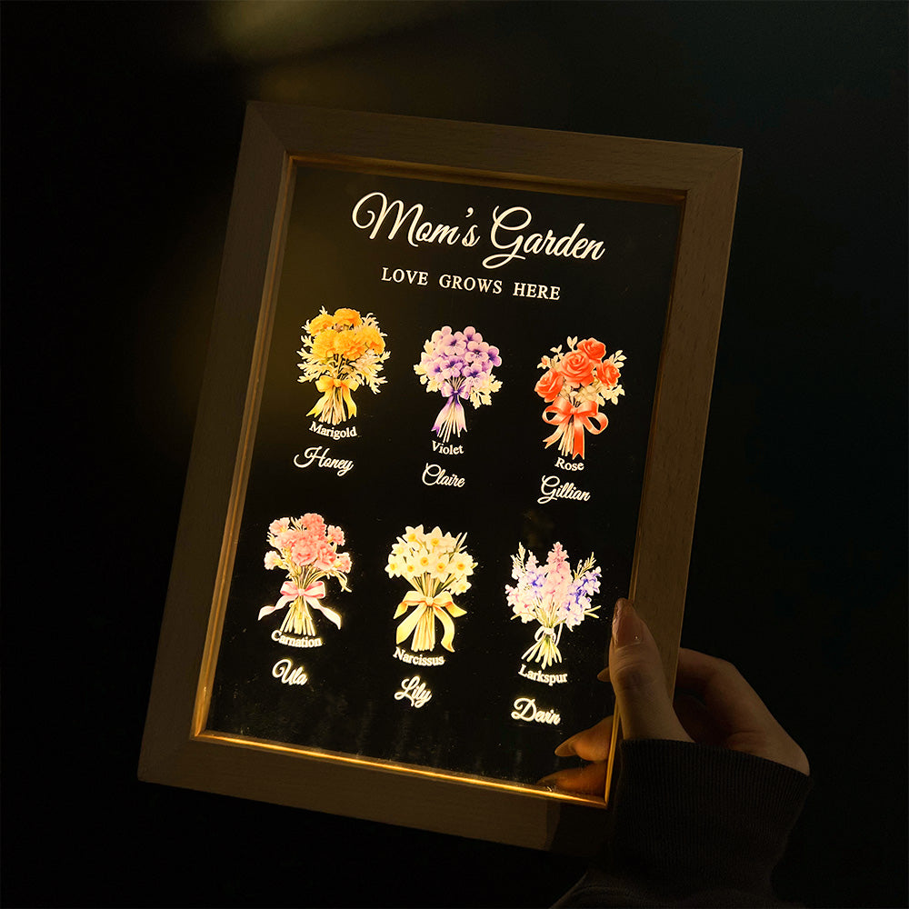 ⭐️Birth Month Flower Bouquet Customized LED Light