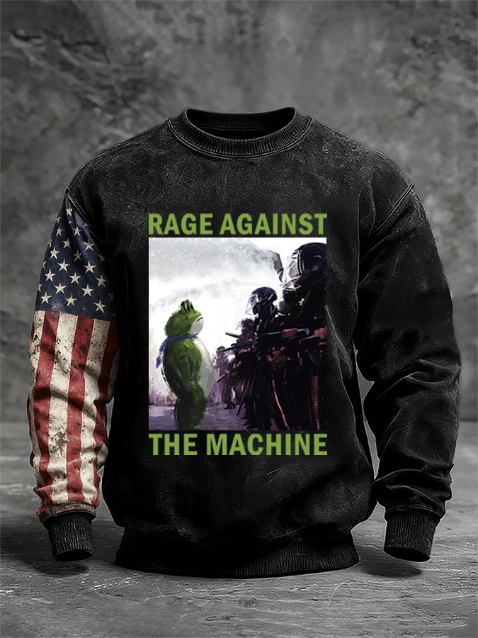 🔥Buy 3 Get 15% Off🔥Men's FDT Print Crew Neck Sweatshirt