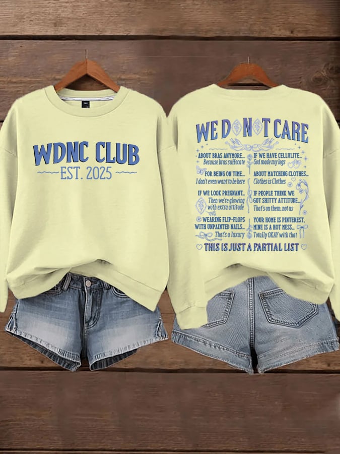 🔥Buy 3 Get 15% Off🔥Women's  WDNC Menopause And Perimenopause Print Sweatshirt
