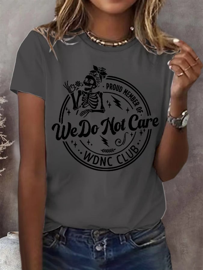 🔥Buy 3 Get 15% Off🔥Retro Funny Proud Member Of WDNC Club Menopause Perimenopause Print T-Shirt