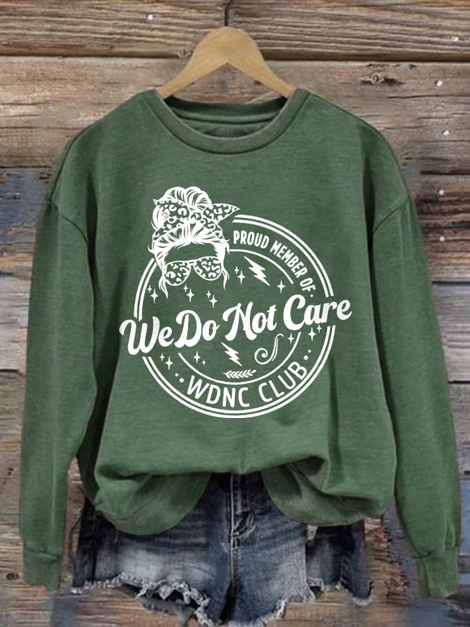 🔥Buy 3 Get 15% Off🔥Retro Funny Proud Member Of WDNC Print Sweatshirt