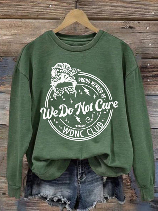 🔥Buy 3 Get 15% Off🔥Retro Funny Proud Member Of WDNC Print Sweatshirt
