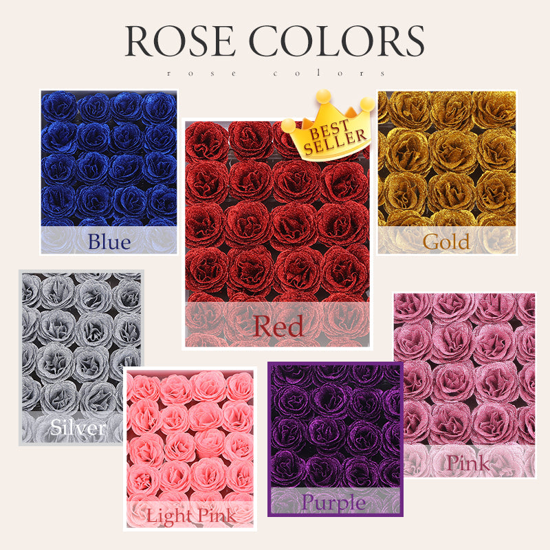 💕Glitter Rose Bouquet💕 - Best Gift to Couples (Never Wither)