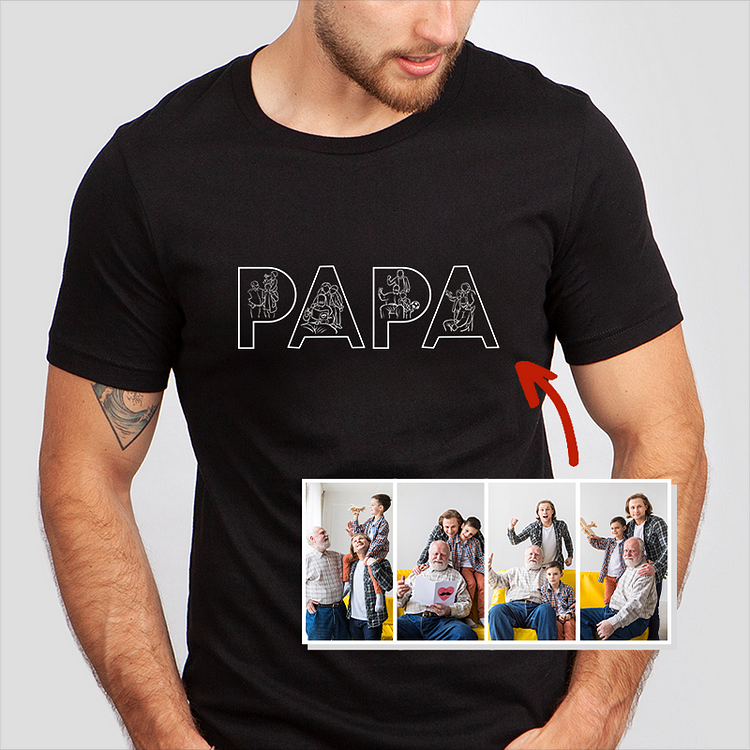 Custom Family Embroidered Sweatshirt – A Unique and Heartwarming Gift for Dad or Mom