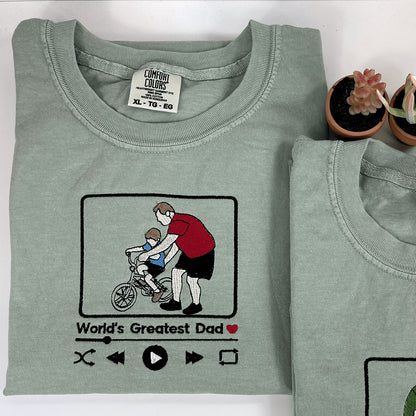 Personalized Photo Portrait Sweatshirt for Dad, Papa, and Your Beloved Ones