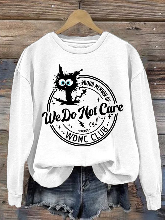 🔥Buy 3 Get 15% Off🔥Retro Funny Proud Member Of WDNC Club Menopause Perimenopause Print Sweatshirt