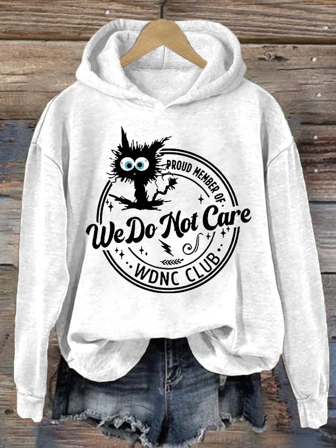 🔥Buy 3 Get 15% Off🔥Retro Funny Proud Member Of WDNC Club Menopause Perimenopause Print Hoodie