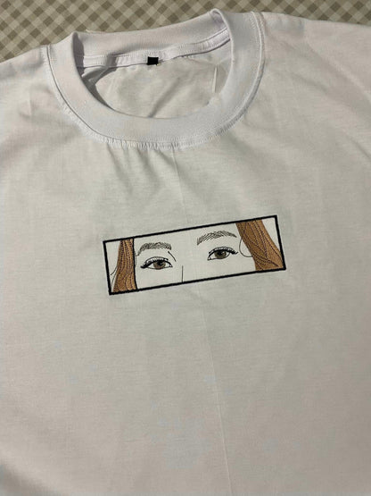 Custom Art Eyes Embroidered Sweatshirt