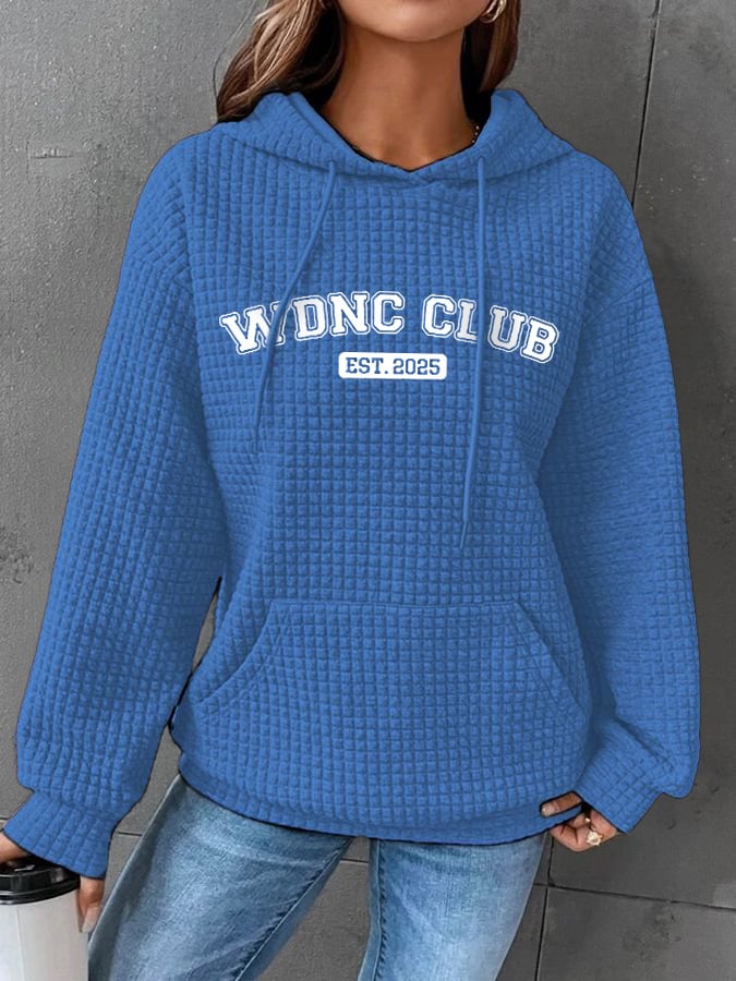 🔥Buy 3 Get 15% Off🔥Retro Funny Funny WDNC Club Est. 2025 Menopause Perimenopause Print Hoodie