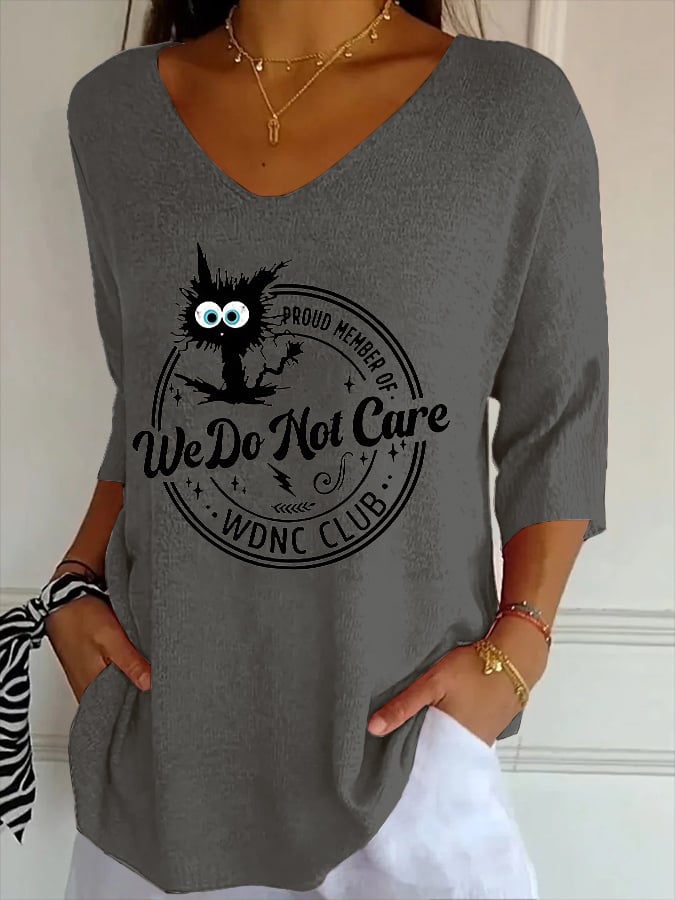 🔥Buy 3 Get 15% Off🔥Retro Funny Proud Member Of WDNC Club Menopause Perimenopause Printed T-Shirt