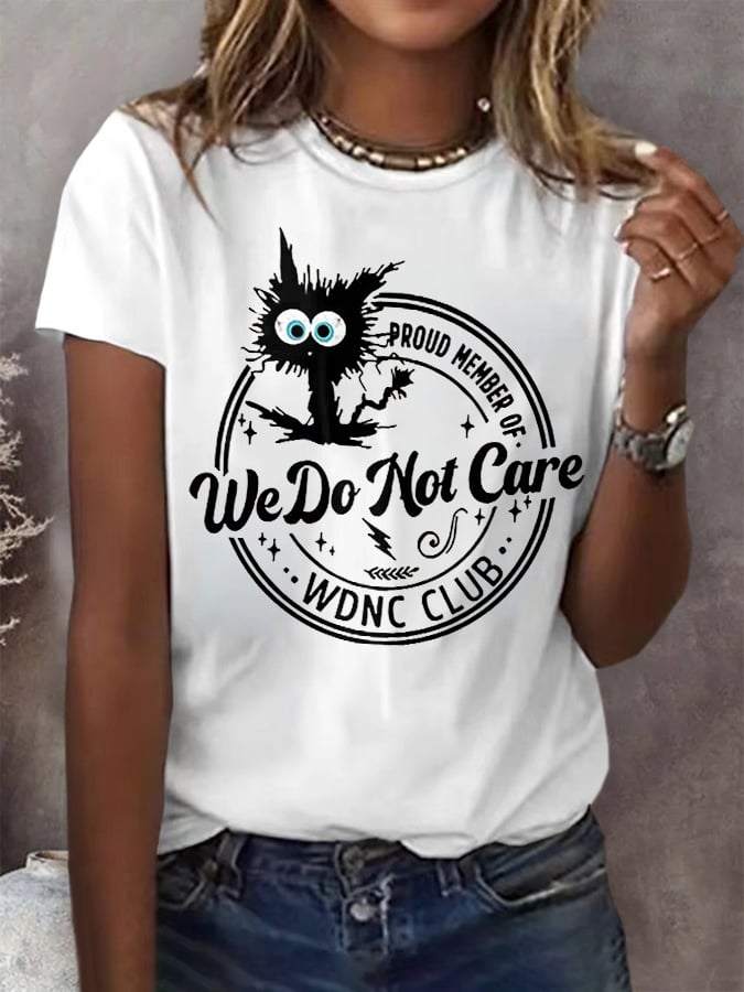 🔥Buy 3 Get 15% Off🔥Retro Funny Proud Member Of WDNC Club Menopause Perimenopause Print T-Shirt