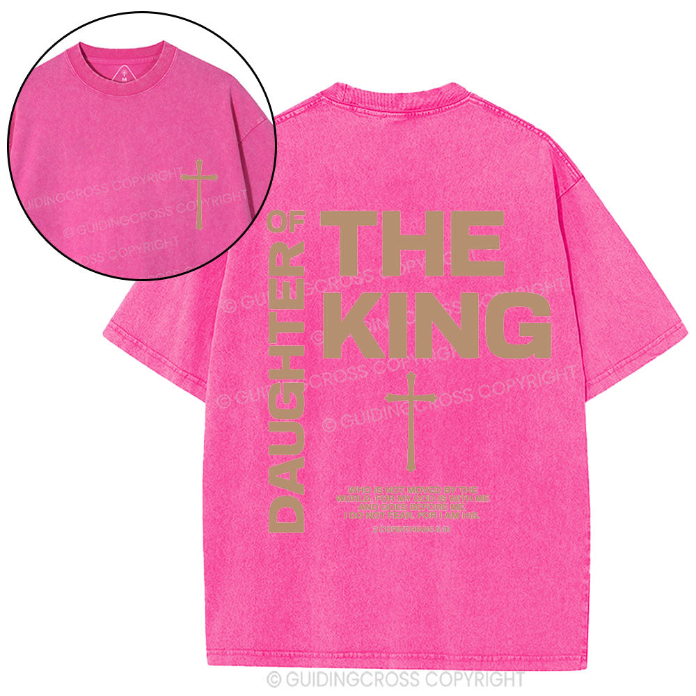 Daughter Of The King Christian Washed T-Shirt