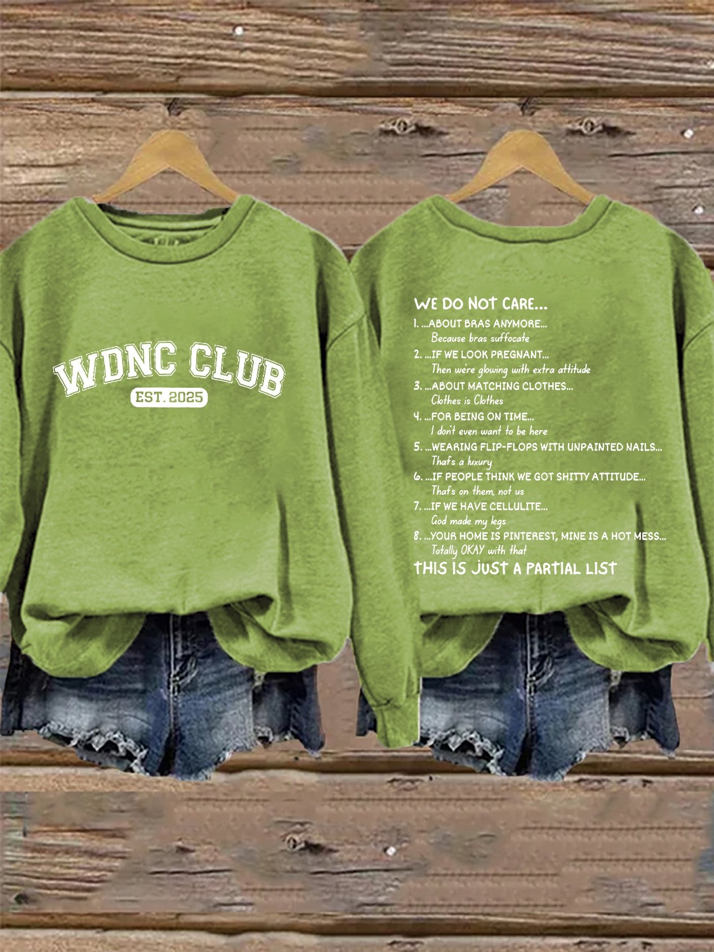 🔥Buy 3 Get 15% Off🔥Retro Proud Member Of WDNC Club Est. 2025 Print Sweatshirt