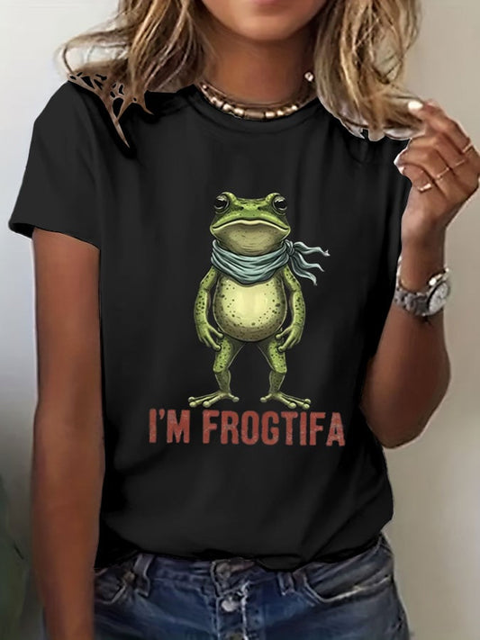 🔥Buy 3 Get 15% Off🔥Women's Portland Frog Casual Short-Sleeved T-Shirt