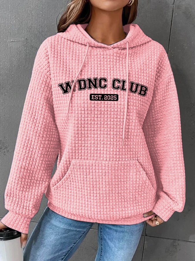 🔥Buy 3 Get 15% Off🔥Retro Funny Funny WDNC Club Est. 2025 Menopause Perimenopause Print Hoodie