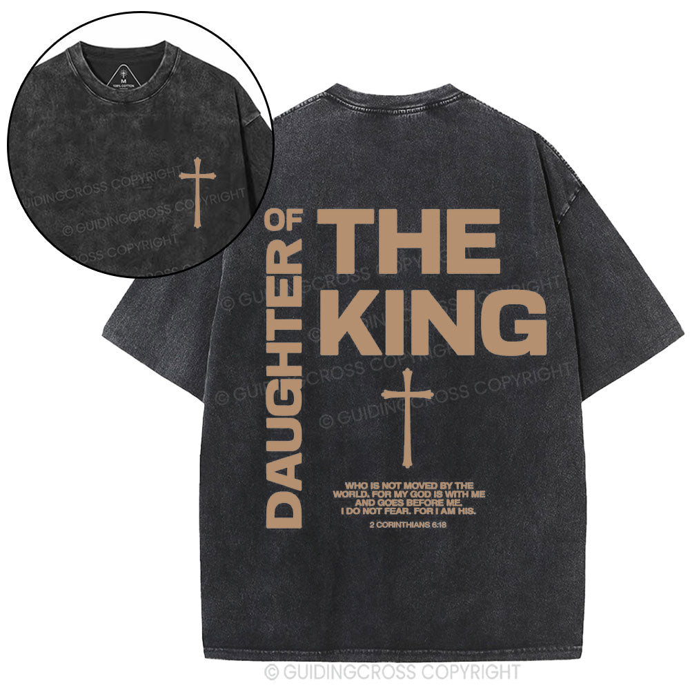 Daughter Of The King Christian Washed T-Shirt